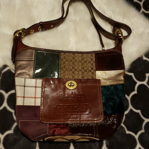 Coach Handbags - Coach hobo patch work bag